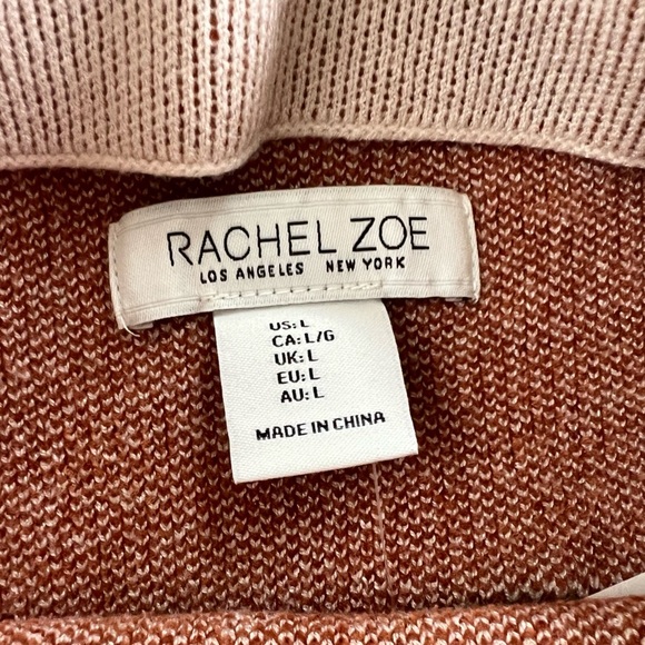 Women’s Rachel Zoe Boho Large Floral Embroidery Novelty oversized Swester NWT L - Picture 3 of 9